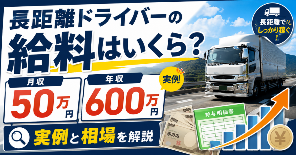 長距離ドライバー 給料