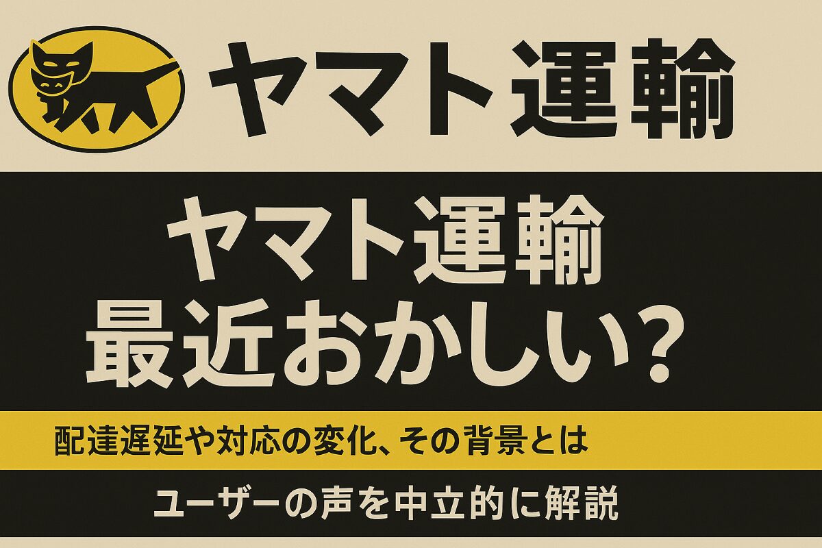 ヤマト 運輸 最近 おかしい