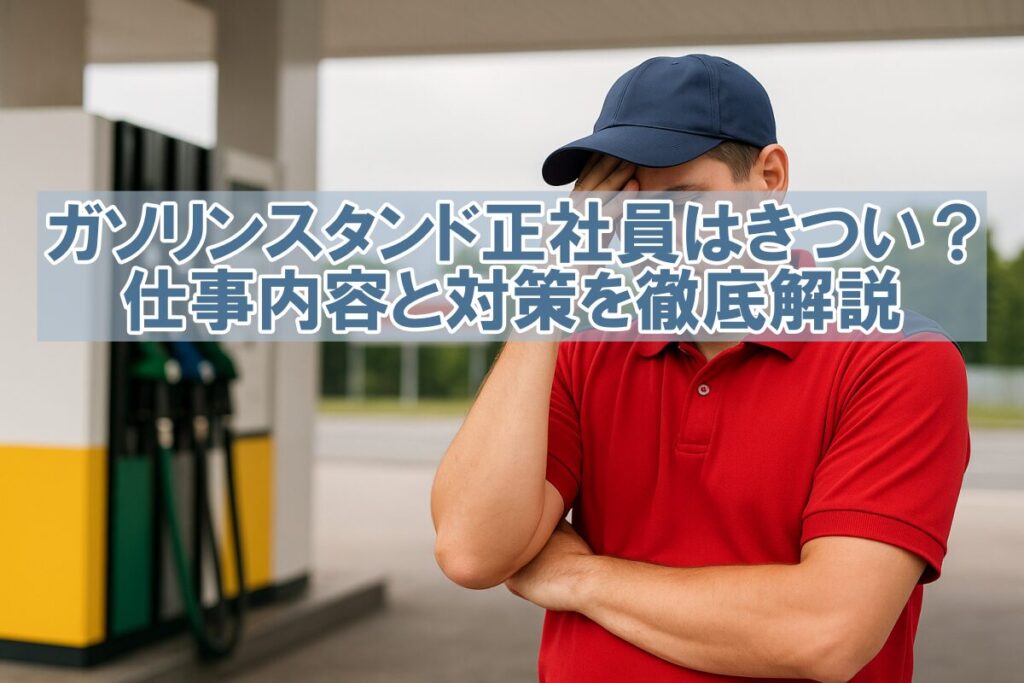 ガソリンスタンド 正社員 きつい