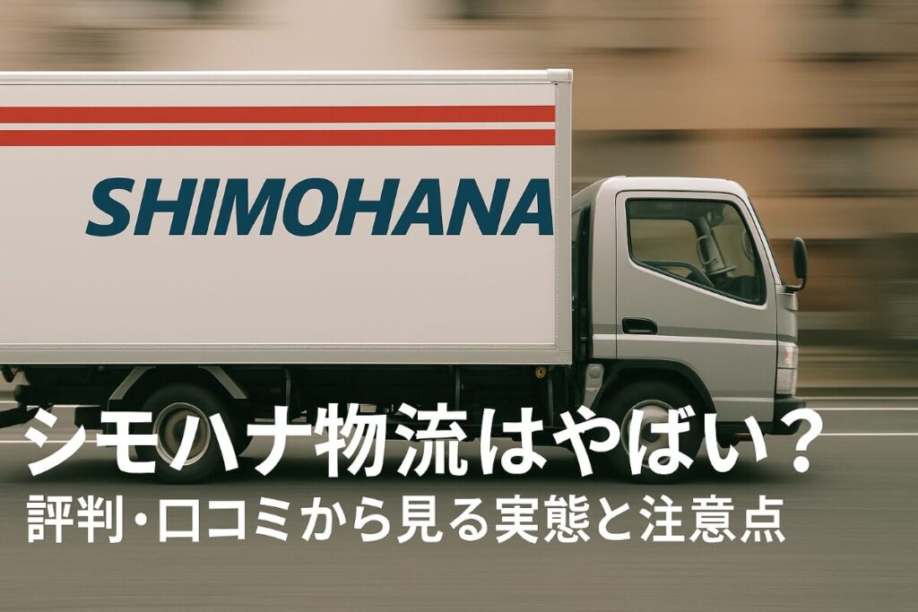 シモハナ物流 やばい