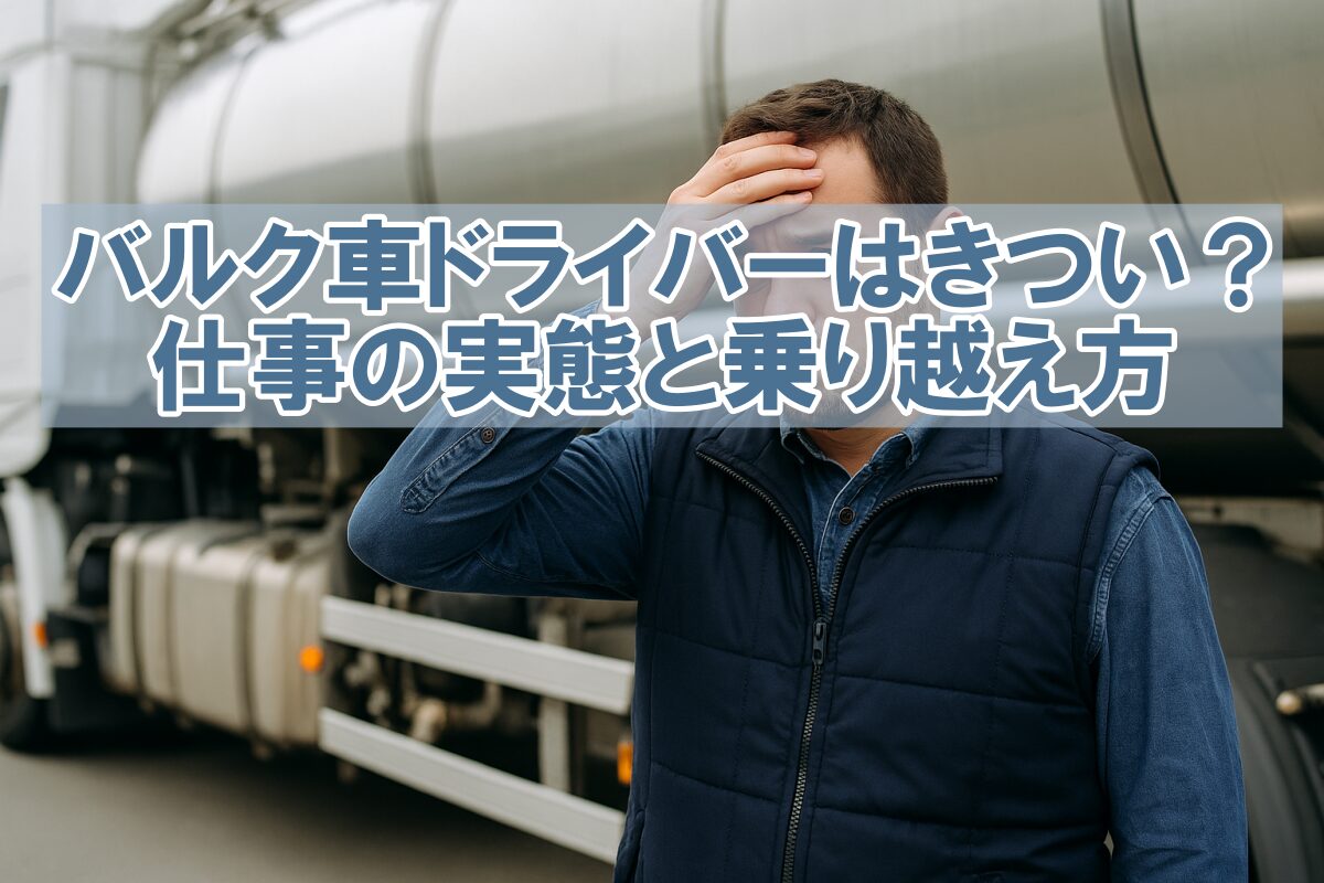 バルク車ドライバー　きつい