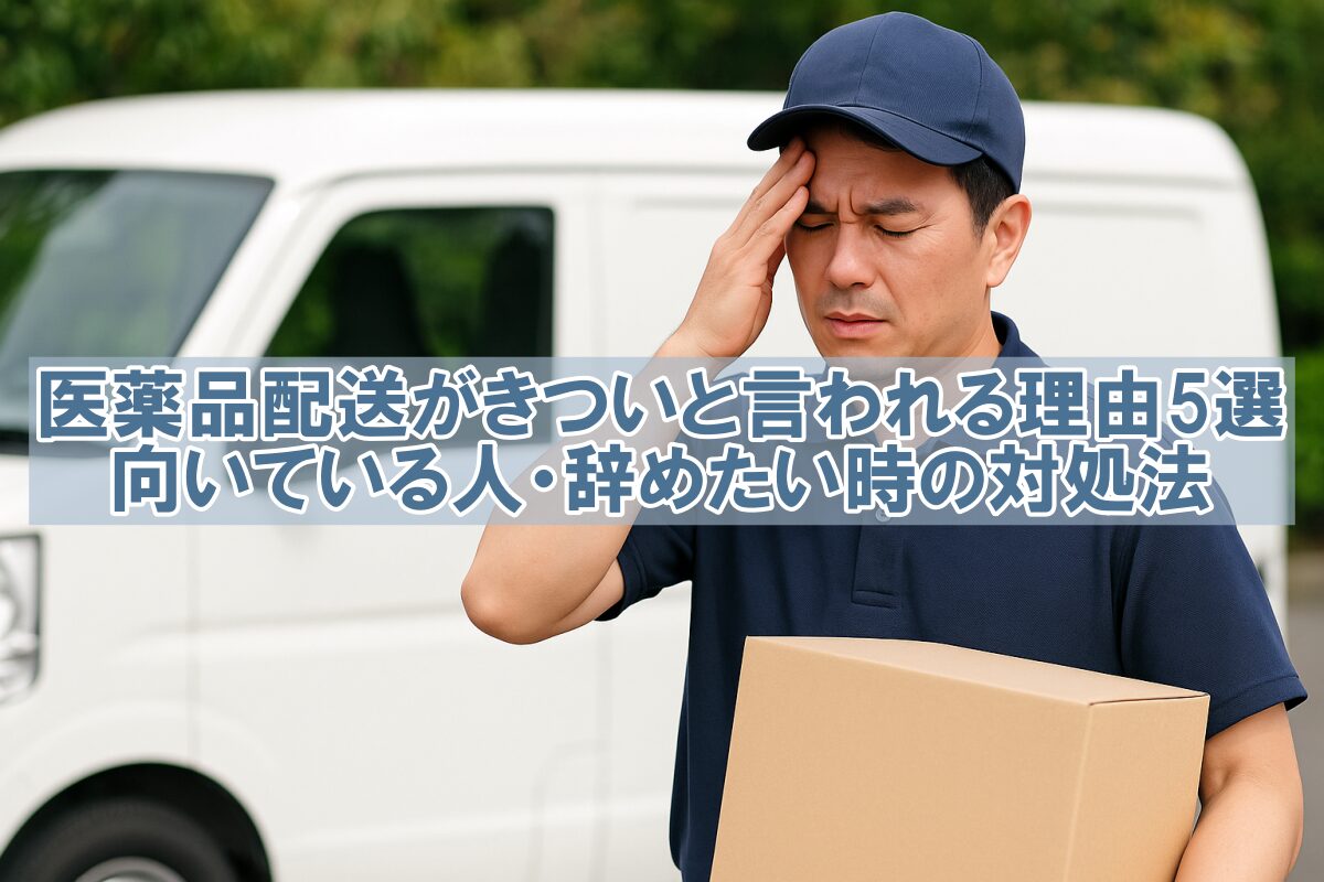 医薬品配送 きつい
