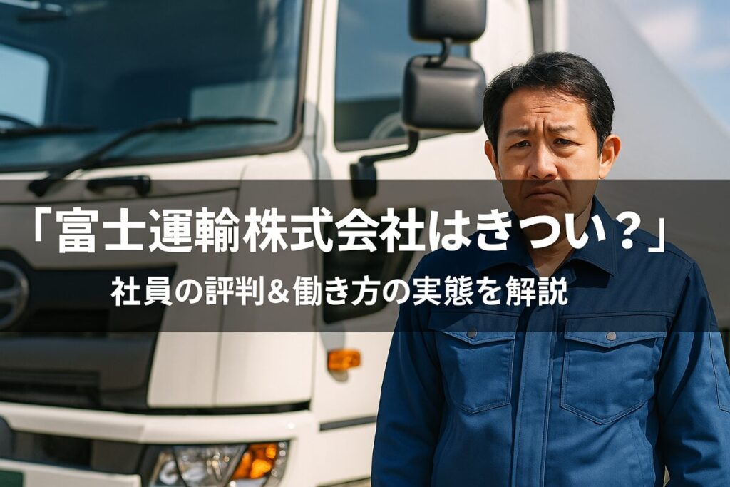 富士運輸　きつい