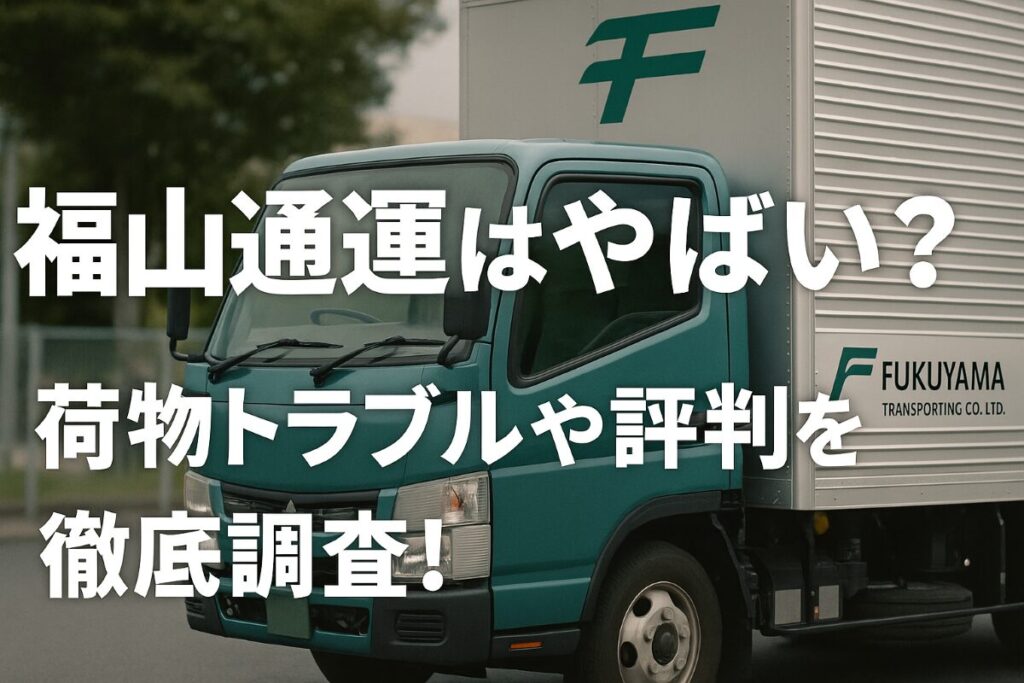 福山通運　やばい